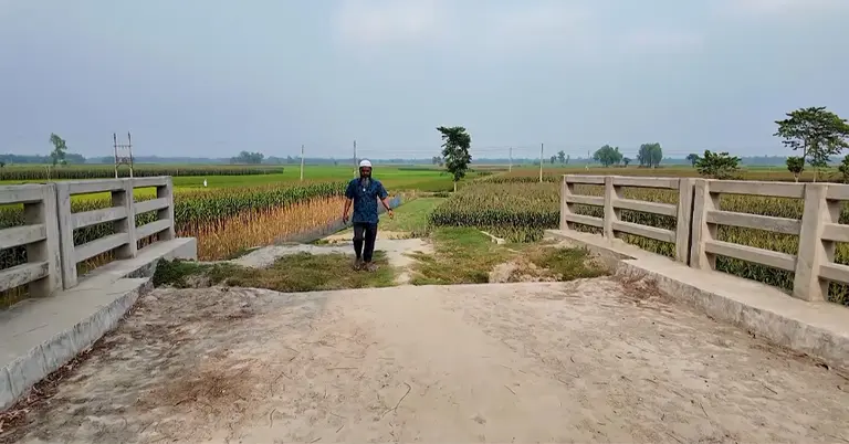 জামালপুরের সংযোগ সড়কবিহীন অচল সেতু